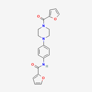 N-{4-[4-(2-furoyl)-1-piperazinyl]phenyl}-2-furamide