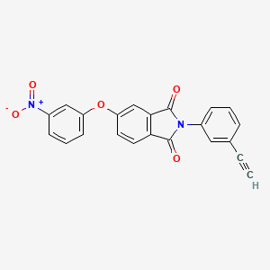 2-(3-ethynylphenyl)-5-(3-nitrophenoxy)-1H-isoindole-1,3(2H)-dione