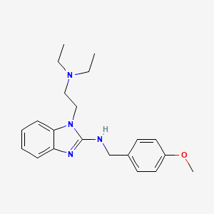 1-[2-(diethylamino)ethyl]-N-(4-methoxybenzyl)-1H-benzimidazol-2-amine