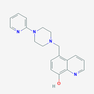 5-{[4-(2-pyridinyl)-1-piperazinyl]methyl}-8-quinolinol