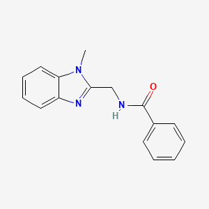 N-[(1-methyl-1H-benzimidazol-2-yl)methyl]benzamide