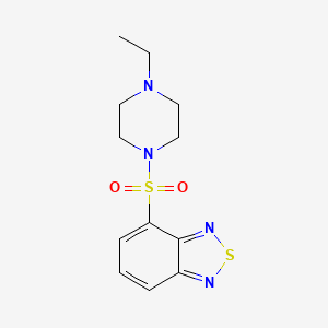 4-[(4-ethyl-1-piperazinyl)sulfonyl]-2,1,3-benzothiadiazole