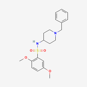 N-(1-benzyl-4-piperidinyl)-2,5-dimethoxybenzenesulfonamide