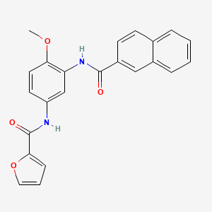 N-[4-methoxy-3-(2-naphthoylamino)phenyl]-2-furamide