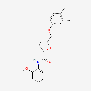 5-[(3,4-dimethylphenoxy)methyl]-N-(2-methoxyphenyl)-2-furamide