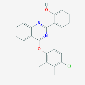 2-[4-(4-Chloro-2,3-dimethylphenoxy)-2-quinazolinyl]phenol