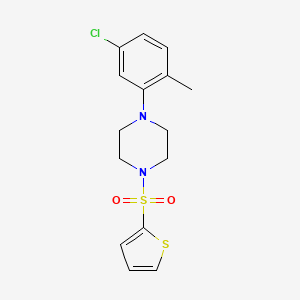 1-(5-chloro-2-methylphenyl)-4-(2-thienylsulfonyl)piperazine