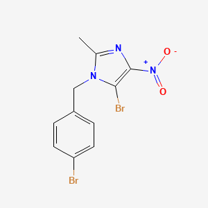 5-bromo-1-(4-bromobenzyl)-2-methyl-4-nitro-1H-imidazole