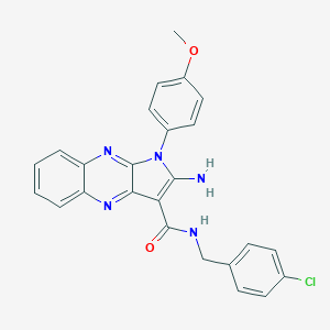 2-amino-N-(4-chlorobenzyl)-1-(4-methoxyphenyl)-1H-pyrrolo[2,3-b]quinoxaline-3-carboxamide