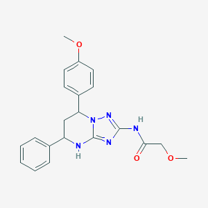 2-methoxy-N-[7-(4-methoxyphenyl)-5-phenyl-4,5,6,7-tetrahydro[1,2,4]triazolo[1,5-a]pyrimidin-2-yl]acetamide