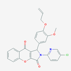 1-[4-(Allyloxy)-3-methoxyphenyl]-2-(5-chloro-2-pyridyl)-1,2-dihydrochromeno[2,3-c]pyrrole-3,9-dione