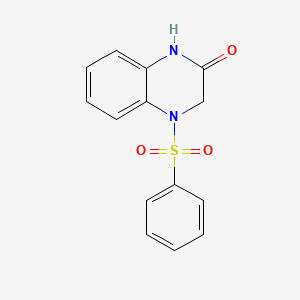 4-(phenylsulfonyl)-3,4-dihydro-2(1H)-quinoxalinone