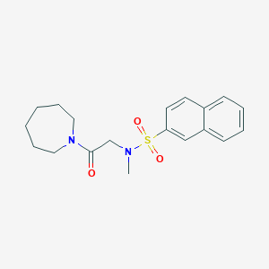 N-[2-(1-azepanyl)-2-oxoethyl]-N-methyl-2-naphthalenesulfonamide