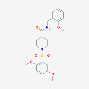 1-[(2,5-dimethoxyphenyl)sulfonyl]-N-(2-methoxybenzyl)-4-piperidinecarboxamide