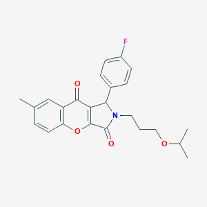 1-(4-Fluorophenyl)-2-(3-isopropoxypropyl)-7-methyl-1,2-dihydrochromeno[2,3-c]pyrrole-3,9-dione