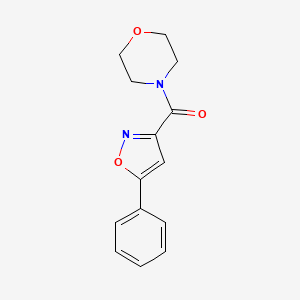 4-[(5-phenyl-3-isoxazolyl)carbonyl]morpholine