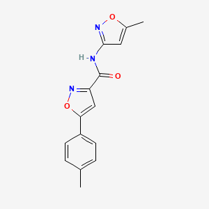 N-(5-methyl-3-isoxazolyl)-5-(4-methylphenyl)-3-isoxazolecarboxamide