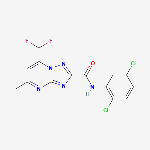 N-(2,5-dichlorophenyl)-7-(difluoromethyl)-5-methyl[1,2,4]triazolo[1,5-a]pyrimidine-2-carboxamide