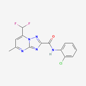 N-(2-chlorophenyl)-7-(difluoromethyl)-5-methyl[1,2,4]triazolo[1,5-a]pyrimidine-2-carboxamide