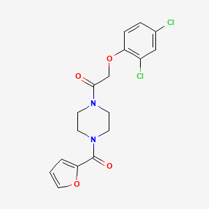 2-(2,4-DICHLOROPHENOXY)-1-[4-(FURAN-2-CARBONYL)PIPERAZIN-1-YL]ETHAN-1-ONE