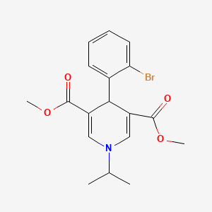 3,5-DIMETHYL 4-(2-BROMOPHENYL)-1-(PROPAN-2-YL)-1,4-DIHYDROPYRIDINE-3,5-DICARBOXYLATE