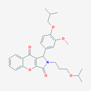 1-(4-Isobutoxy-3-methoxyphenyl)-2-(3-isopropoxypropyl)-1,2-dihydrochromeno[2,3-c]pyrrole-3,9-dione