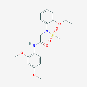 N~1~-(2,4-dimethoxyphenyl)-N~2~-(2-ethoxyphenyl)-N~2~-(methylsulfonyl)glycinamide