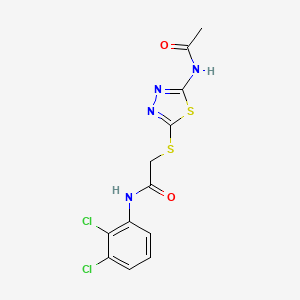 2-{[5-(acetylamino)-1,3,4-thiadiazol-2-yl]thio}-N-(2,3-dichlorophenyl)acetamide