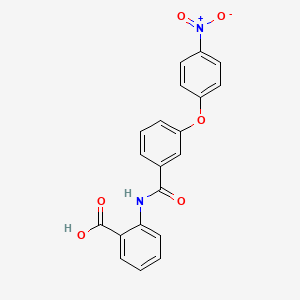 2-{[3-(4-nitrophenoxy)benzoyl]amino}benzoic acid