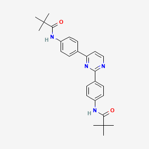 N,N'-(2,4-pyrimidinediyldi-4,1-phenylene)bis(2,2-dimethylpropanamide)