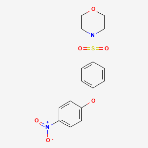 4-[4-(4-Nitrophenoxy)phenyl]sulfonylmorpholine