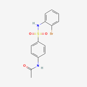 N-(4-{[(2-bromophenyl)amino]sulfonyl}phenyl)acetamide