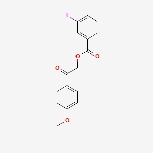 2-(4-ethoxyphenyl)-2-oxoethyl 3-iodobenzoate