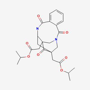 diisopropyl 2,2'-(4,11,15-trioxo-3,12-diazatetracyclo[10.3.1.1~3,14~.0~5,10~]heptadeca-5,7,9-triene-1,14-diyl)diacetate