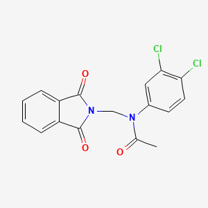 N-(3,4-dichlorophenyl)-N-[(1,3-dioxo-1,3-dihydro-2H-isoindol-2-yl)methyl]acetamide