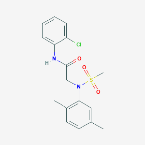 N~1~-(2-chlorophenyl)-N~2~-(2,5-dimethylphenyl)-N~2~-(methylsulfonyl)glycinamide