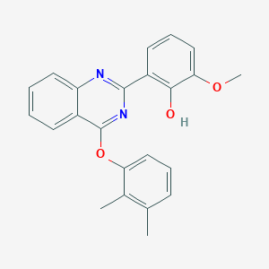 2-[4-(2,3-Dimethylphenoxy)-2-quinazolinyl]-6-methoxyphenol