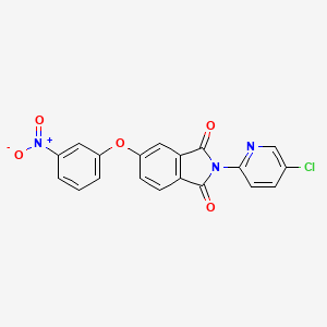 2-(5-chloro-2-pyridinyl)-5-(3-nitrophenoxy)-1H-isoindole-1,3(2H)-dione