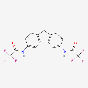 N,N'-9H-fluorene-3,6-diylbis(2,2,2-trifluoroacetamide)