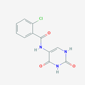 2-chloro-N-(2,4-dioxo-1,2,3,4-tetrahydro-5-pyrimidinyl)benzamide