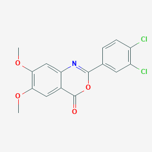 2-(3,4-dichlorophenyl)-6,7-dimethoxy-4H-3,1-benzoxazin-4-one