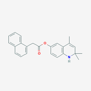 2,2,4-trimethyl-1,2-dihydro-6-quinolinyl 1-naphthylacetate