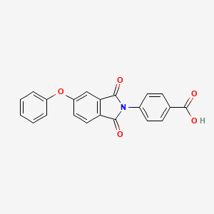 4-(1,3-dioxo-5-phenoxyisoindol-2-yl)benzoic acid