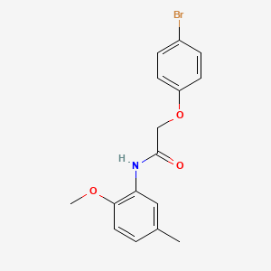 2-(4-bromophenoxy)-N-(2-methoxy-5-methylphenyl)acetamide