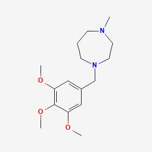 1-Methyl-4-[(3,4,5-trimethoxyphenyl)methyl]-1,4-diazepane