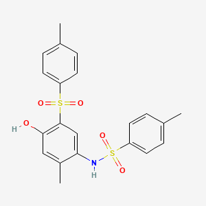 N-{4-hydroxy-2-methyl-5-[(4-methylphenyl)sulfonyl]phenyl}-4-methylbenzenesulfonamide