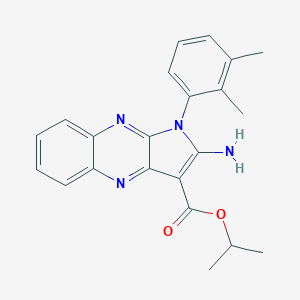 Propan-2-yl 2-amino-1-(2,3-dimethylphenyl)pyrrolo[3,2-b]quinoxaline-3-carboxylate