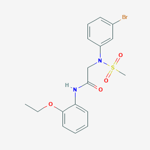 N~2~-(3-bromophenyl)-N~1~-(2-ethoxyphenyl)-N~2~-(methylsulfonyl)glycinamide