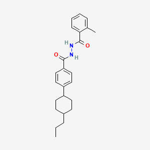 2-methyl-N'-[4-(4-propylcyclohexyl)benzoyl]benzohydrazide