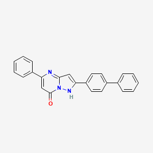 2-(4-biphenylyl)-5-phenylpyrazolo[1,5-a]pyrimidin-7-ol